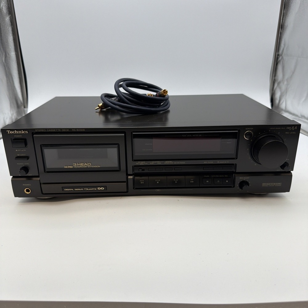 Technics RS-BX606 stereo cassette deck,
